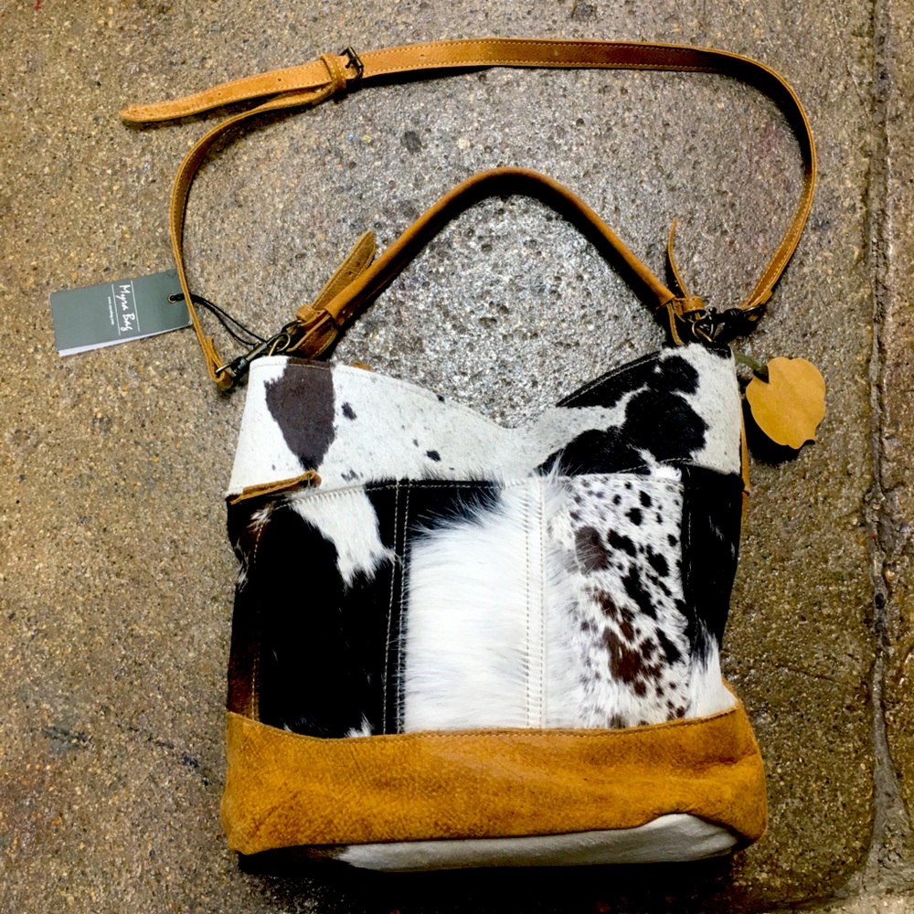 Myra Hide shoulder Bag